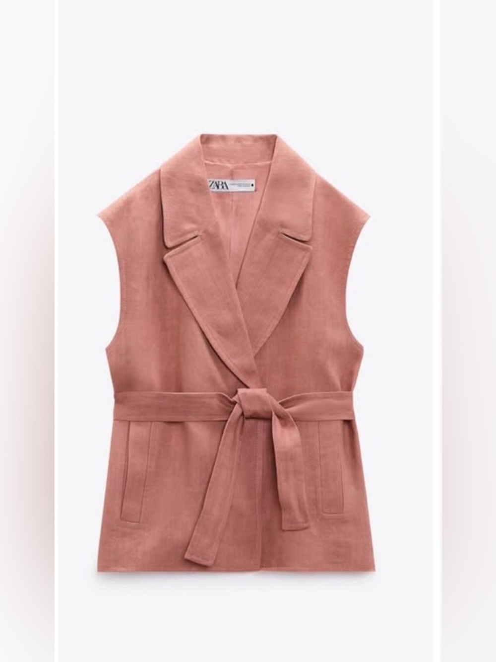 Zara Linen Vest